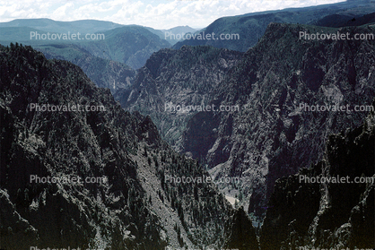 Royal Gorge, valley, cliffs