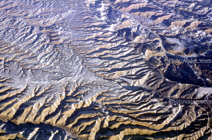 Fractal Patterns, Hills, snow