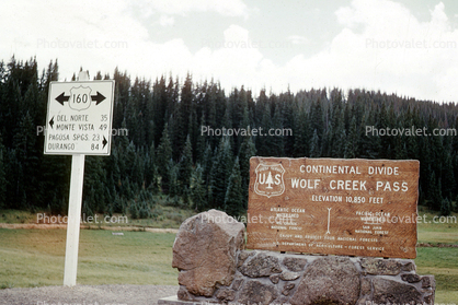 Continental Divide, Wolf Creek Pass