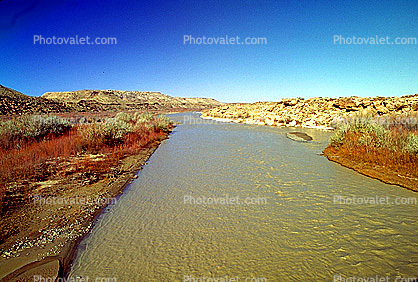 San Juan River, water, river, muddy, mud, near Four Corners