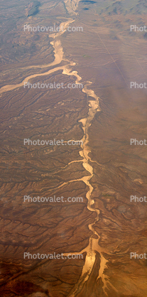Panorama, Riverbed, fractal river