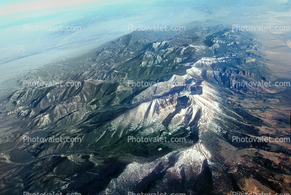 Boundary Peak, Fractal Mountains, patterns, Esmeralda County