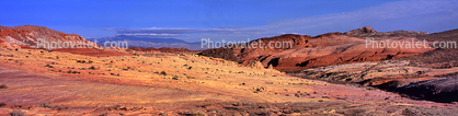 Valley of Fire State Park, Mojave Desert, Panorama