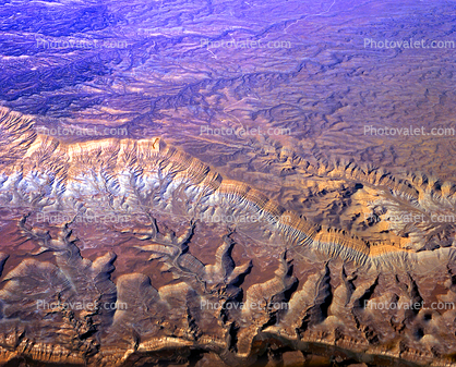 Fractal Patterns, Erosion, Mountains from the air