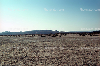 east of Fallon, mountains, barren landscape