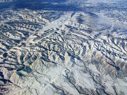 Frozen Landscape, Fractal Patterns, Mountains, Valleys