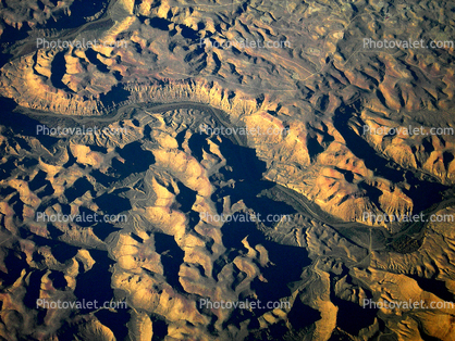 Rosa Plateau, Utah, Fractal Landscape, Patterns meander