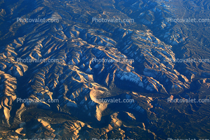 Uintah Mountains, Utah, Fractal Landscape, Patterns