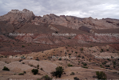 Sandstone Rock Formations, Mountains, Emery County, Central Utah