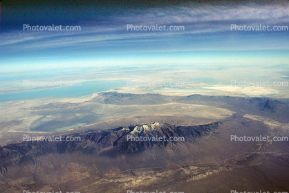 Pilot Peak Range Nevada, Wendover, Bonneville Salt Flats, mountains, snow capped, water, Utah