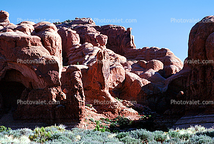 Knob, Tower, Sandstone Cliff, stratum, strata, layered, sedimentary rock