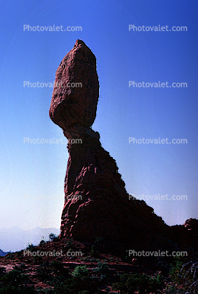 Balanced Rock, Arches National Park, Knob, Tower, HooDoo, Spire, Sandstone