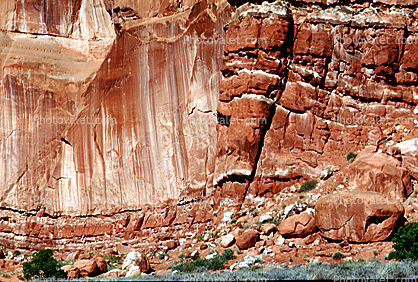 Sandstone Cliff, stratum, strata, layered, sedimentary rock