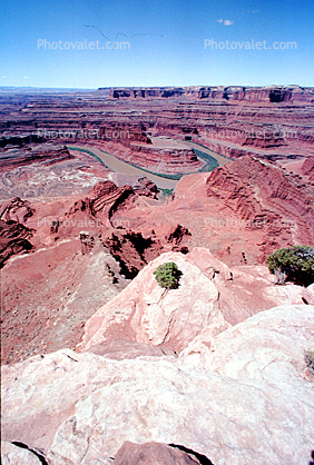 Colorado River, Sandstone Cliff, stratum, strata, layered, sedimentary rock, meander