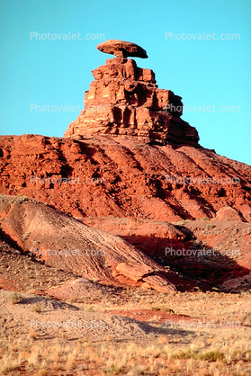 Mexican Hat Rock, erosion, sandstone formation, landmark, HooDoo, Spire, Sandstone