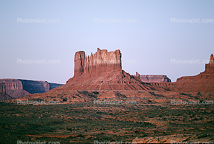 Butte, Sediment Layers, Sedimentary Rock, Erosion, Weathering