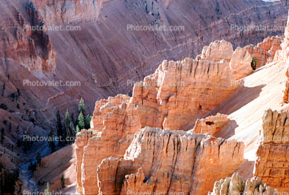 Bryce Canyon National Park, Hoodoo, outcropping