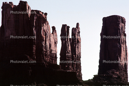 Monument Valley, geologic feature, butte