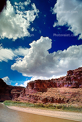Cumulus Clouds, east of Moab, Castle Valley