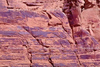 Sheer Cliff, Sandstone, stone, Cracks, east of Moab, Castle Valley