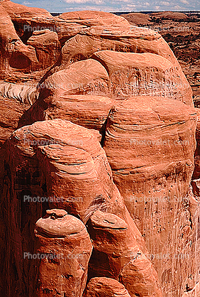 Pancake Columns, Sandstone Cliff, strata, Sedimentary Rock
