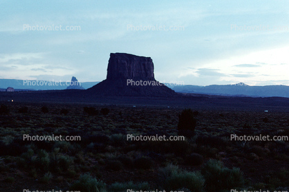 Mesa, Monument Valley, 1960s, butte