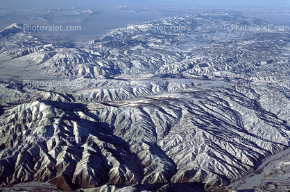 Frozen Landscape, Snow, Ice, Cold, Rocky Mountains, Fractal Patterns