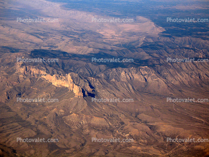 Guadalupe Mountains National Park, Mountainous Fractal Patterns, Mountain Range