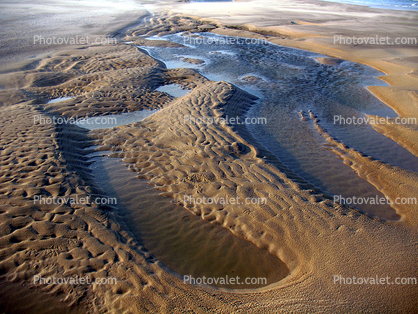 Beach, Sand, Water, Patterns, Cape Henlopen State Park, Lewes, Delaware