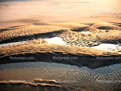 Beach, Sand, Water, Patterns, Cape Henlopen State Park, Lewes, Delaware, Wet, Liquid