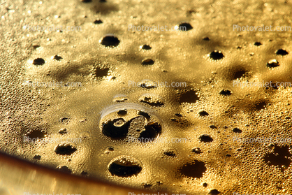 Bubbles Golden baked froth