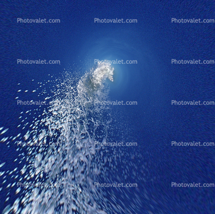 The Ejecting Splash into the sky, Surreal Water, Ejecta