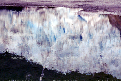 Reflecting Glacier, Wet, Liquid, Water