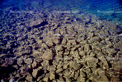Rocks, Pebbles, Pond, Ripples, Emerald Lake, background texture, Wavelets, water