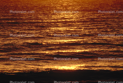 Golden Sunset over the ocean