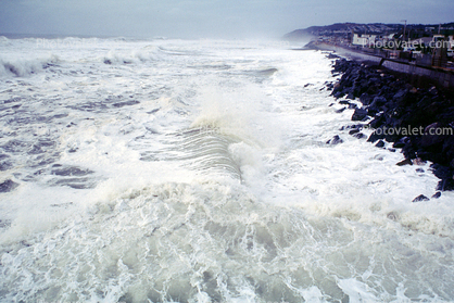 Stormy Seas, Ocean, Storm, Foam, Waves, Turbid, Pacifica, Northern California, Swell, Water, Pacific Ocean, Wet, Liquid, Seawater, Sea, Rough Ocean, turbulent