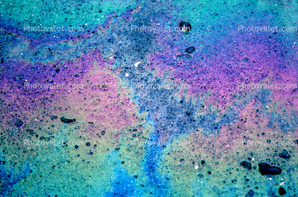 Oil on Water, Full Spectrum, Rainbow, Wet, Liquid, Water