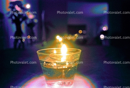 Floating Candle in water