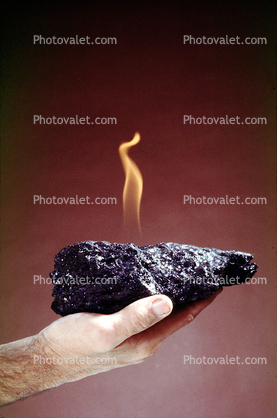 Flame from Coal