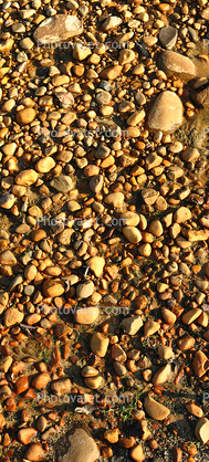 Rocks, Pebbles, seashore, Panorama