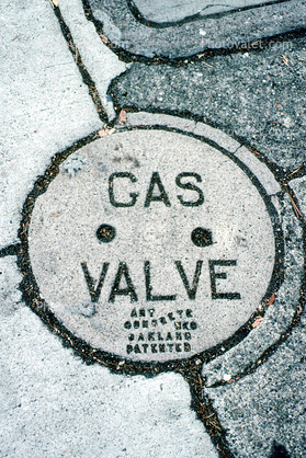 Gas Valve Cover, Concrete