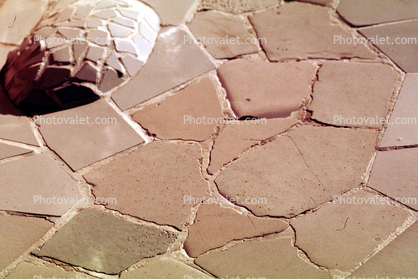 brick tile path