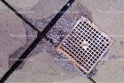 Cement and grating