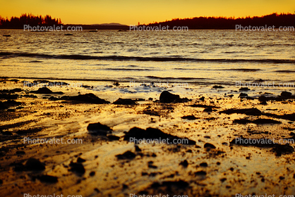 Dusk, Dawn, Sunset, Sunrise, Sunclipse, Sunsight, Bear Island, Penobscot Bay, Maine