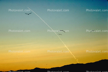 Rocket Launch, Dusk, Dawn, Sunset, Sunclipse, sunrise, Twilight