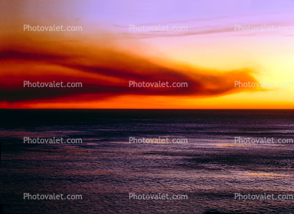 Sunset, Sunclipse, Smoke, Malibu