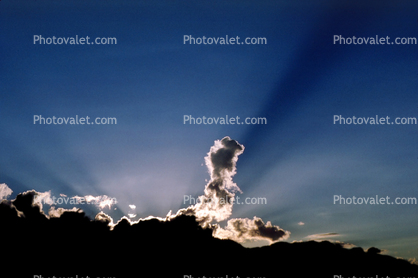Thunderhead, Cumulonimbus Cloud, daytime, daylight, shadow streamer, Billowing Cumulus Clouds