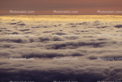 Clouds of Fog over the Pacific Ocean, Marin County, California