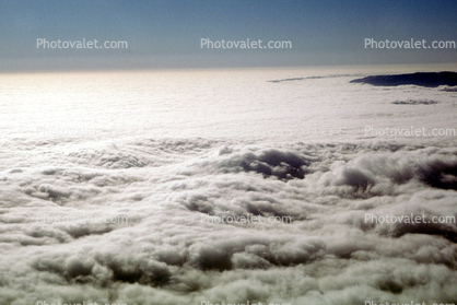 Fog over California, daytime, daylight