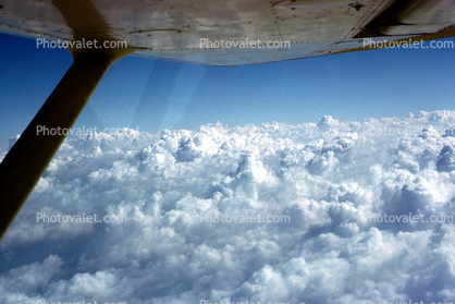 Top O' the Clouds, Wing, Cumulus, daytime, daylight